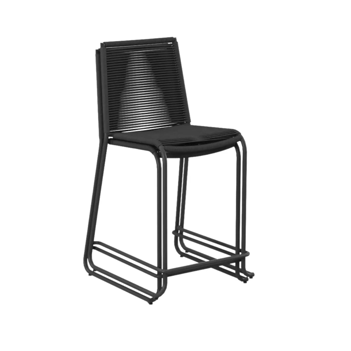 Golden Hour Stackable Rope Bar Stool (Set of 2) - Views Balcony Bar | Turn your Balcony into a Bar!