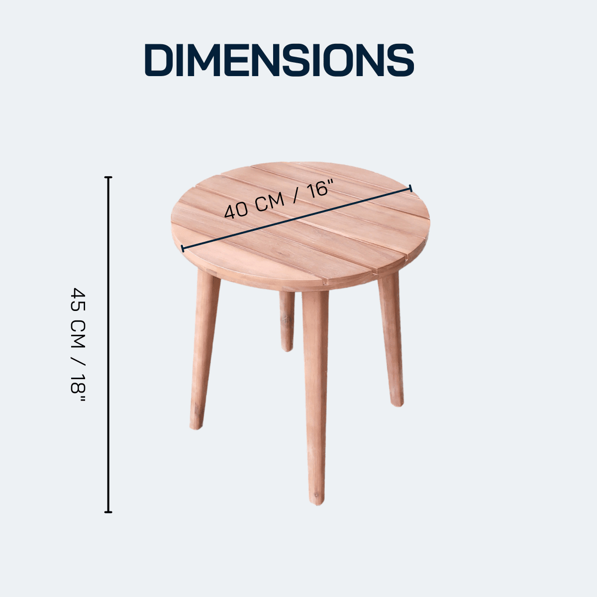 Sunny Days Side Table - Views Balcony Bar | Turn your Balcony into a Bar!
