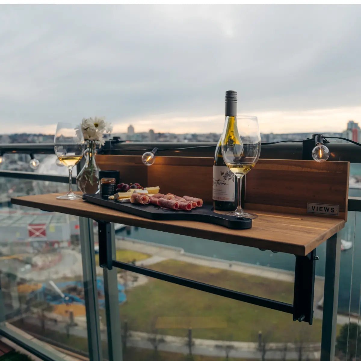 Views Balcony Bar (3Ft) bar with charcuterie and wine lifestyle photo