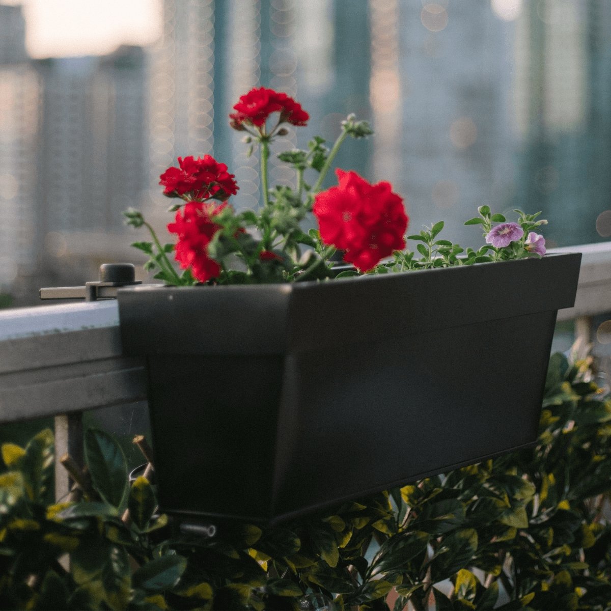 Adjustable Railing Planters - Views Balcony Bar | Turn your Balcony into a Bar!