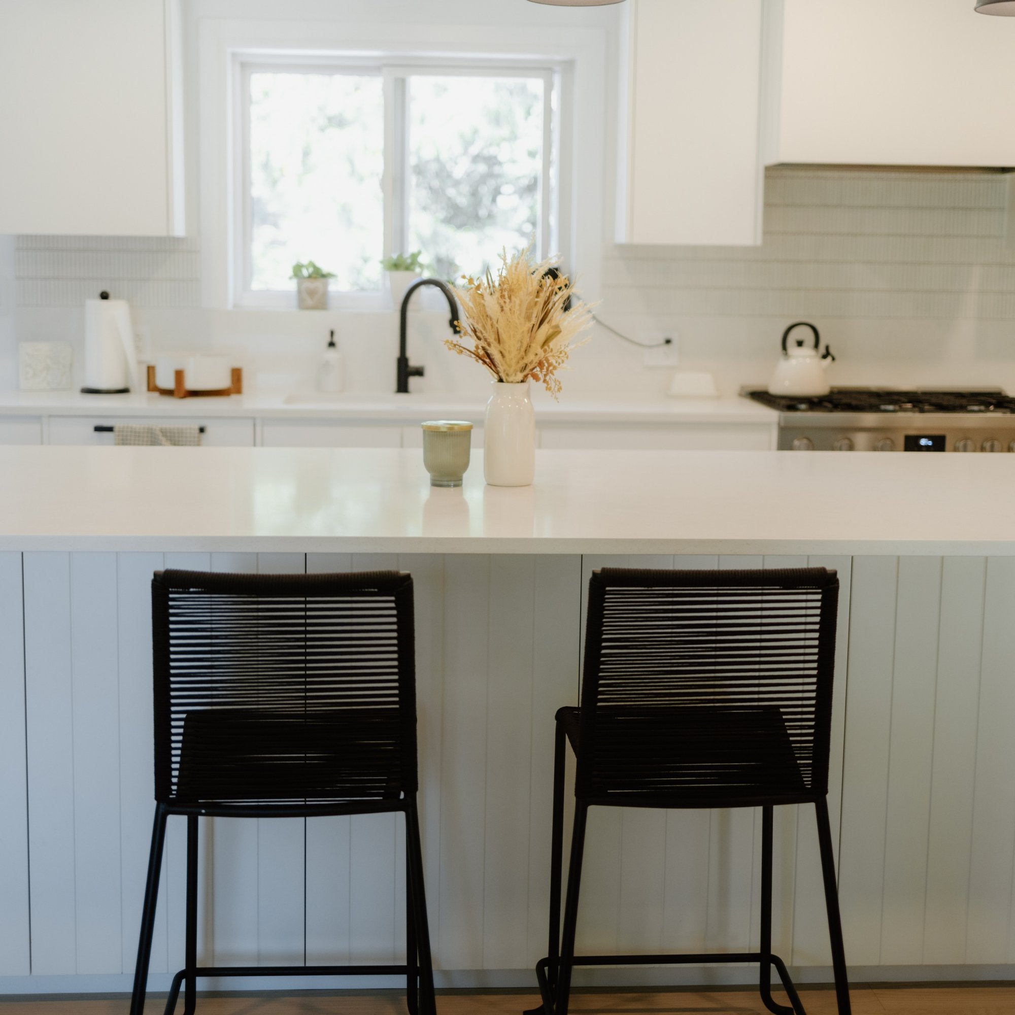Golden Hour Stackable Rope Bar Stool (Set of 2) - Views Balcony Bar | Turn your Balcony into a Bar!