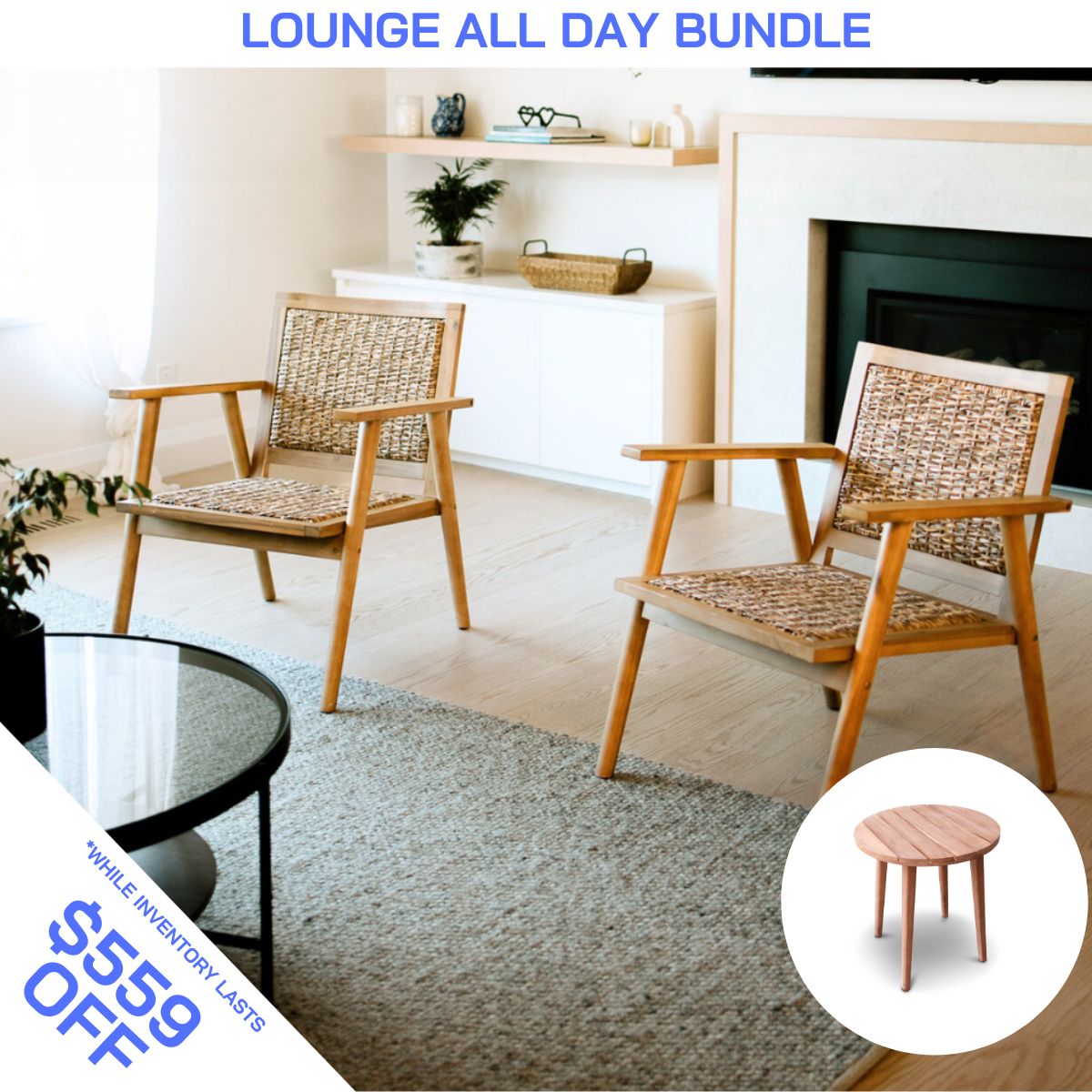 Lounge All Day Bundle - Views Balcony Bar | Turn your Balcony into a Bar!